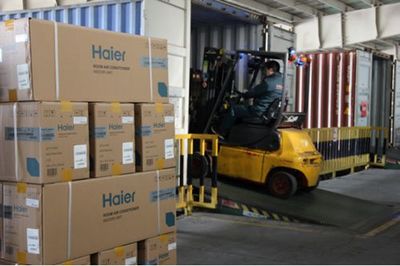 千套海尔56度C除菌空调青岛启程，科技暖流奔赴意大利